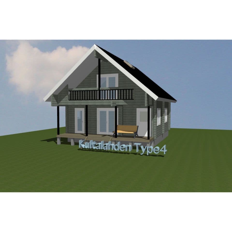 ログハウス キット 4の間取り図