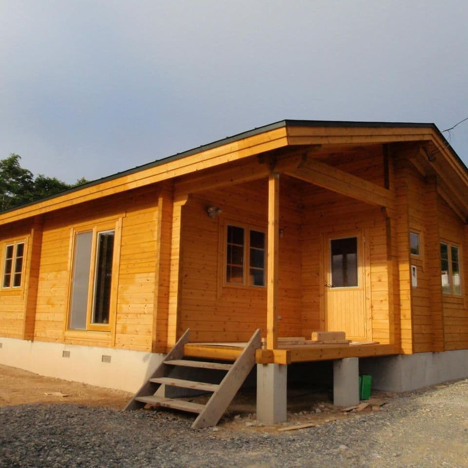 ログハウス キット21 平屋間取り