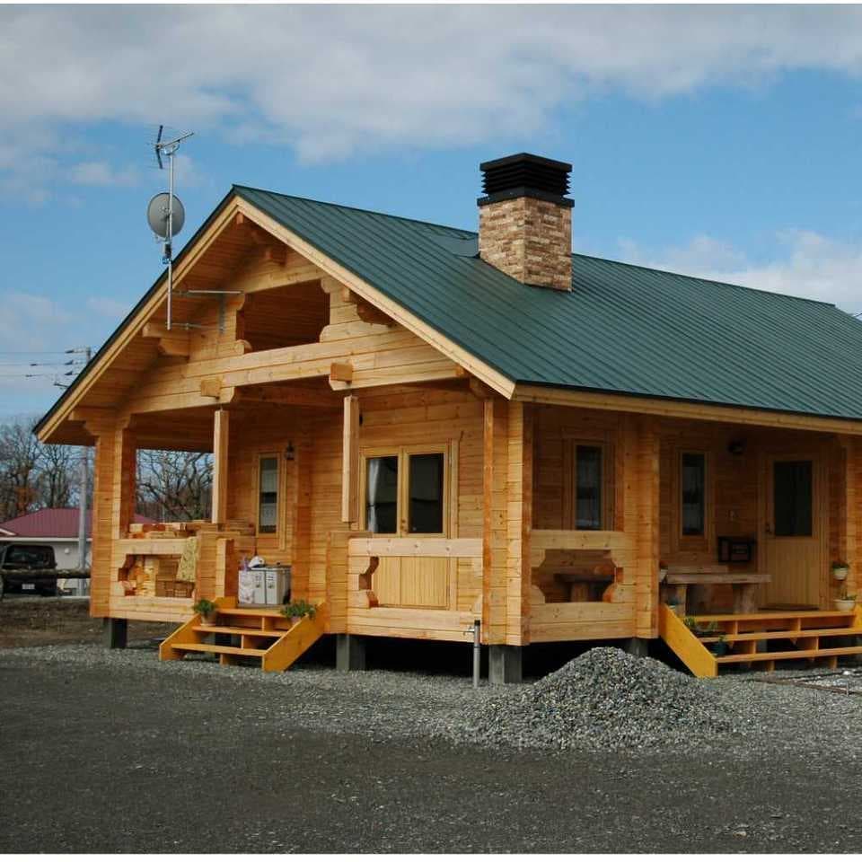 ログハウス キット 8平屋間取り