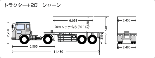トレーラー　サイズ