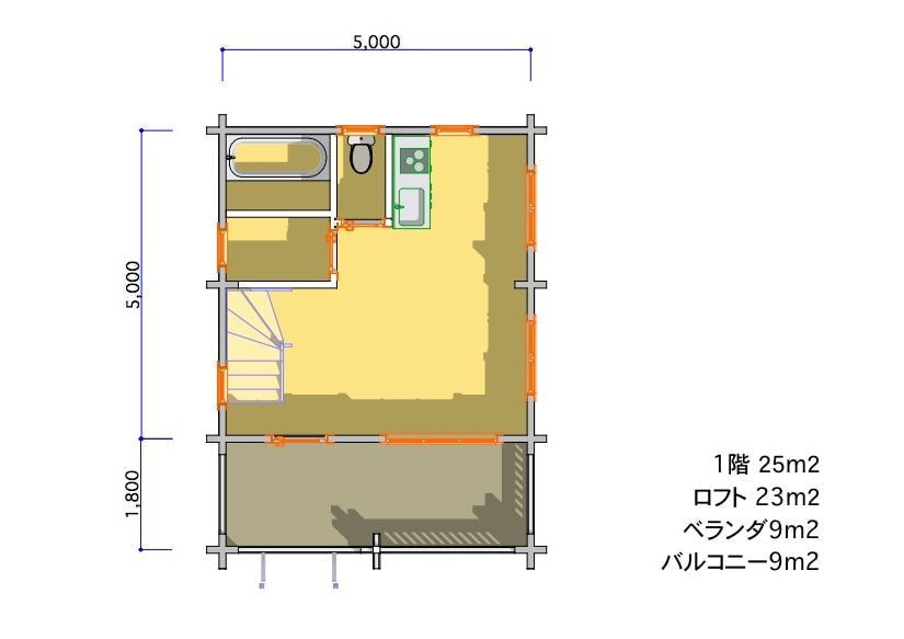 Type1 plan view　図面
