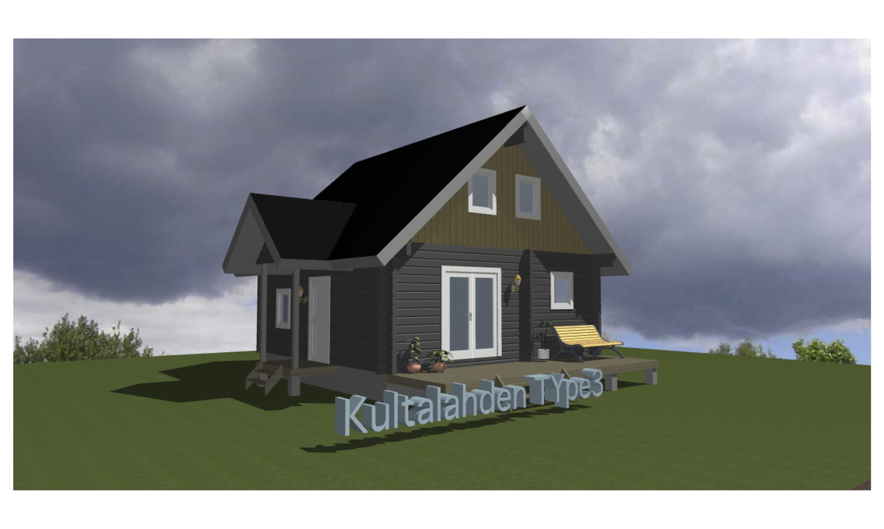 ログハウス タイプ3 図面