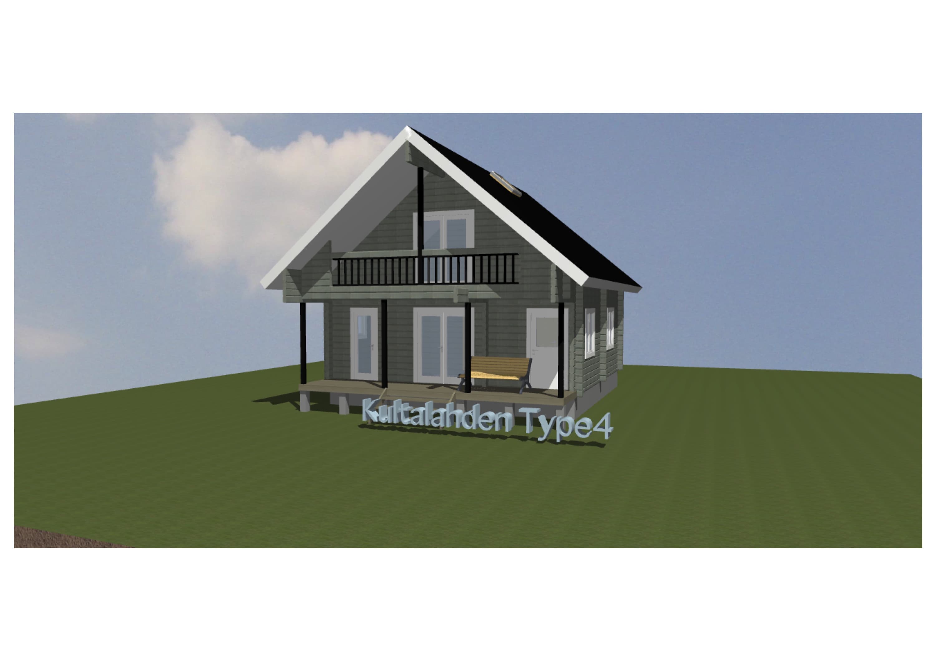 ログハウス タイプ4 図面