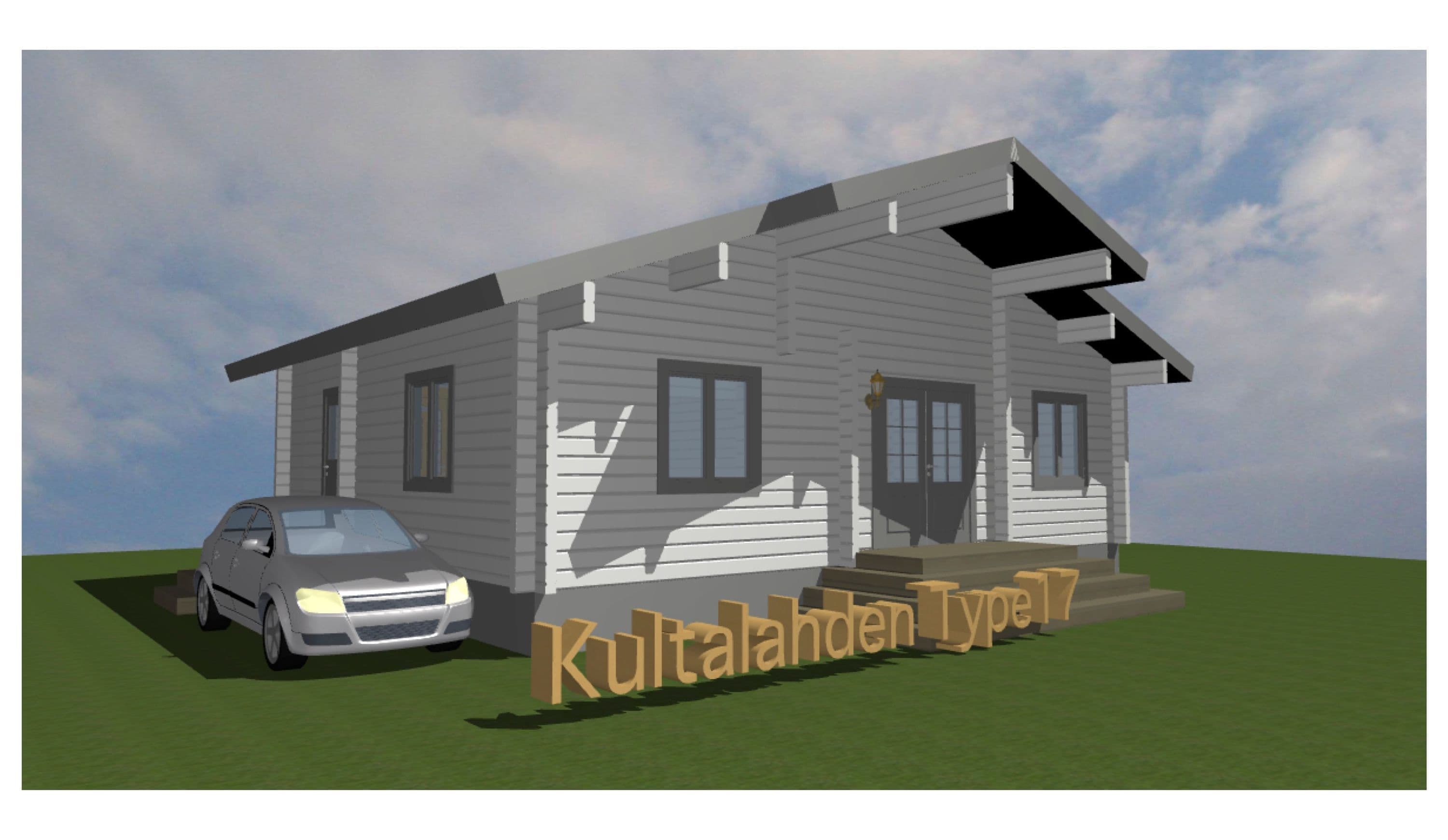 ログハウス タイプ17 間取り図面