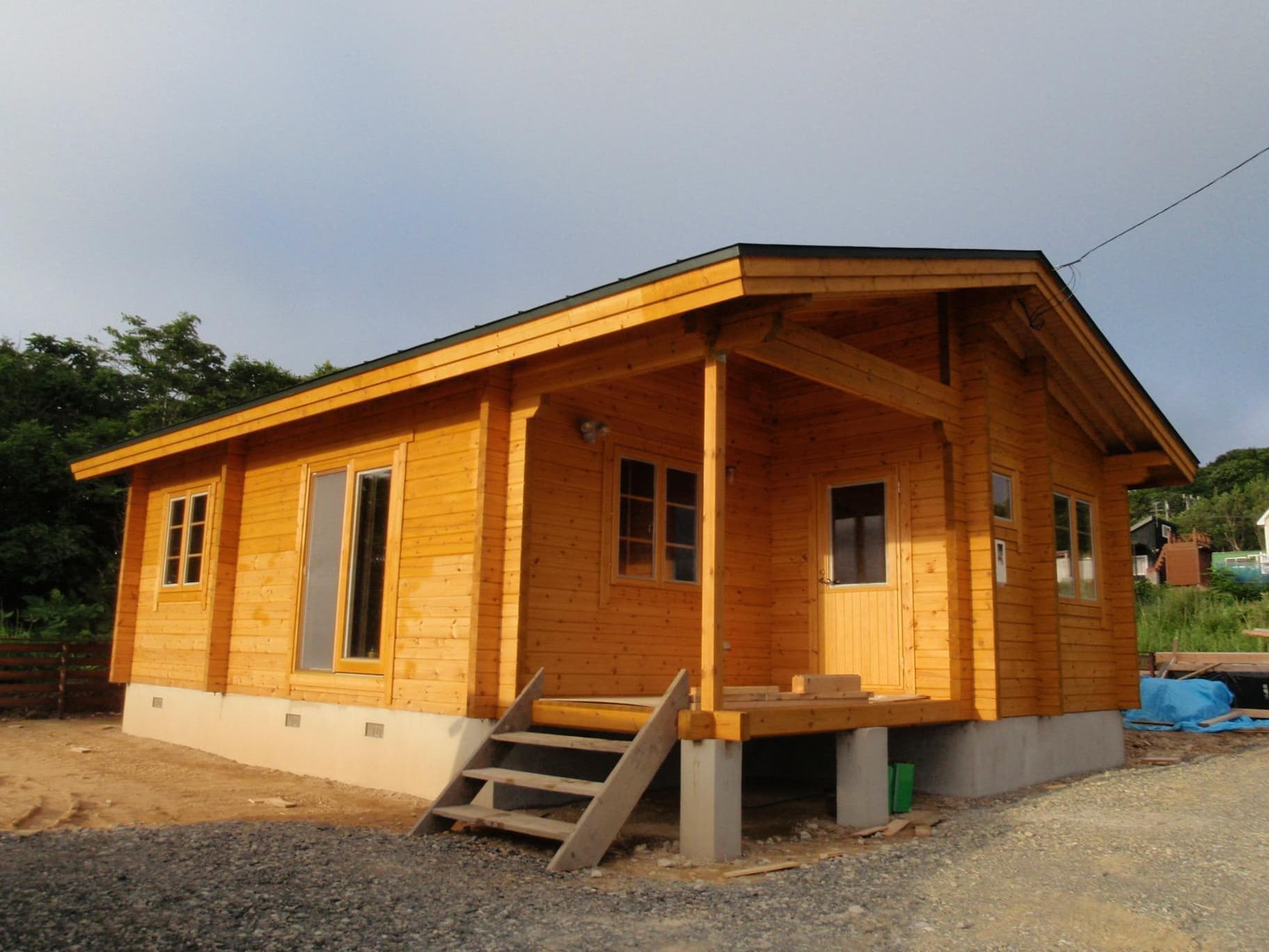 間取り図面ログハウス タイプ21