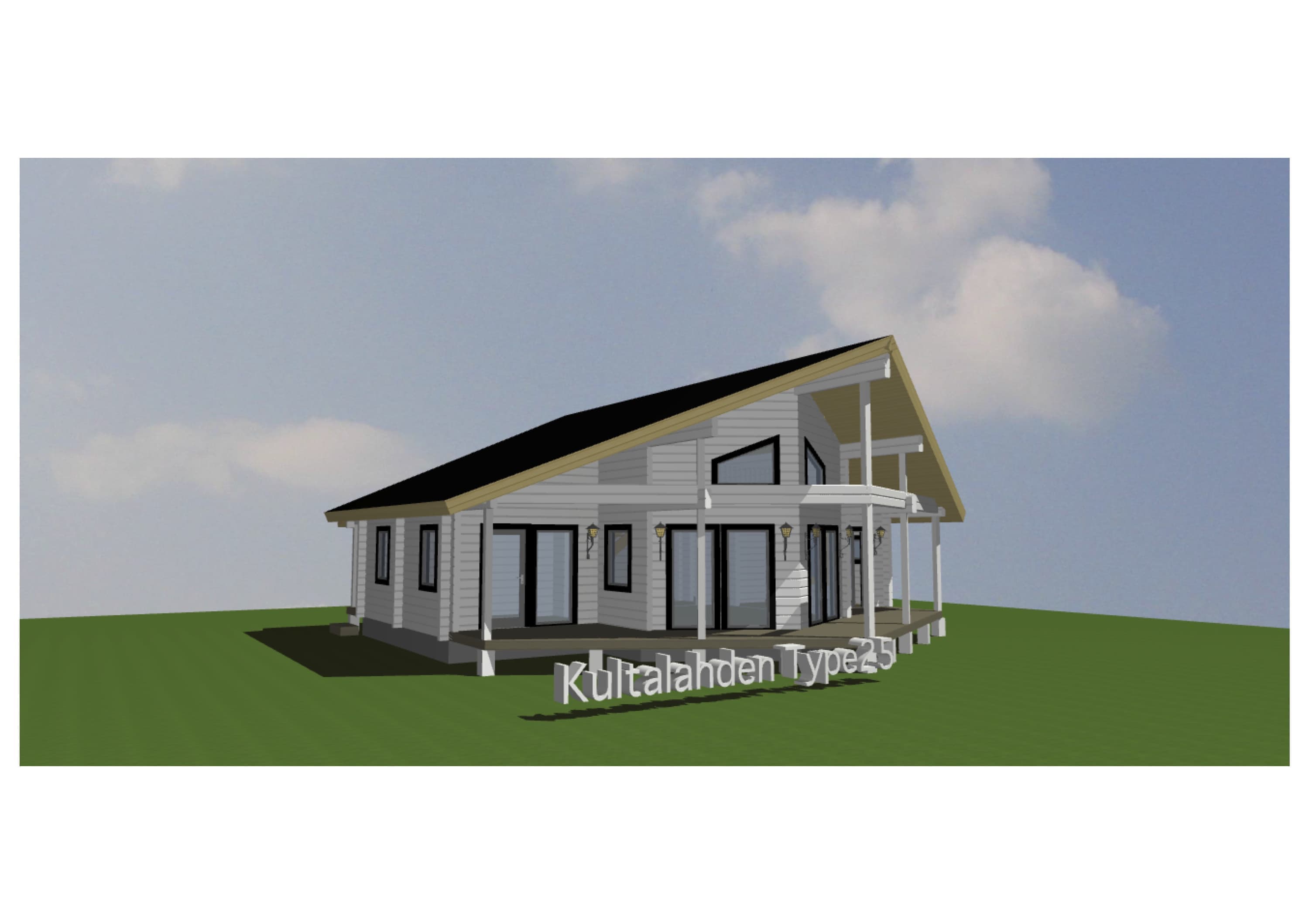 間取り図面 ログハウス タイプ25