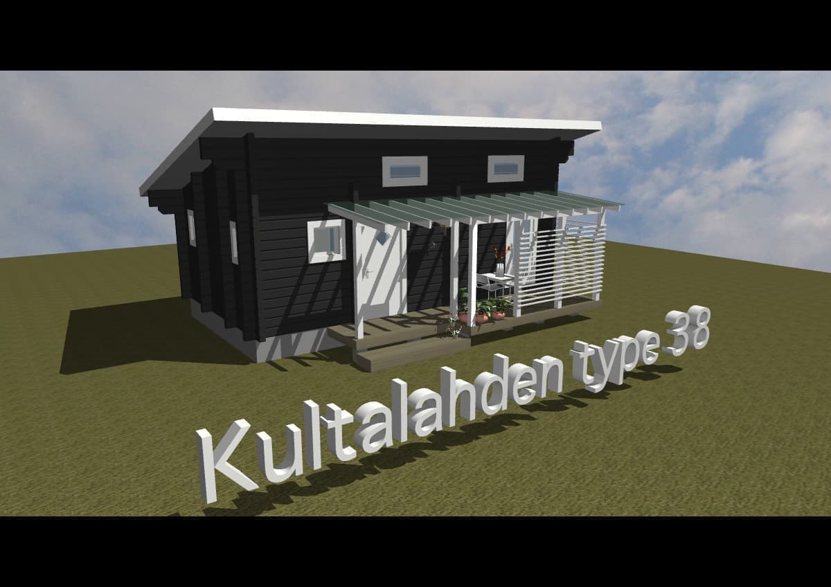 ログハウス間取り図面 タイプ38