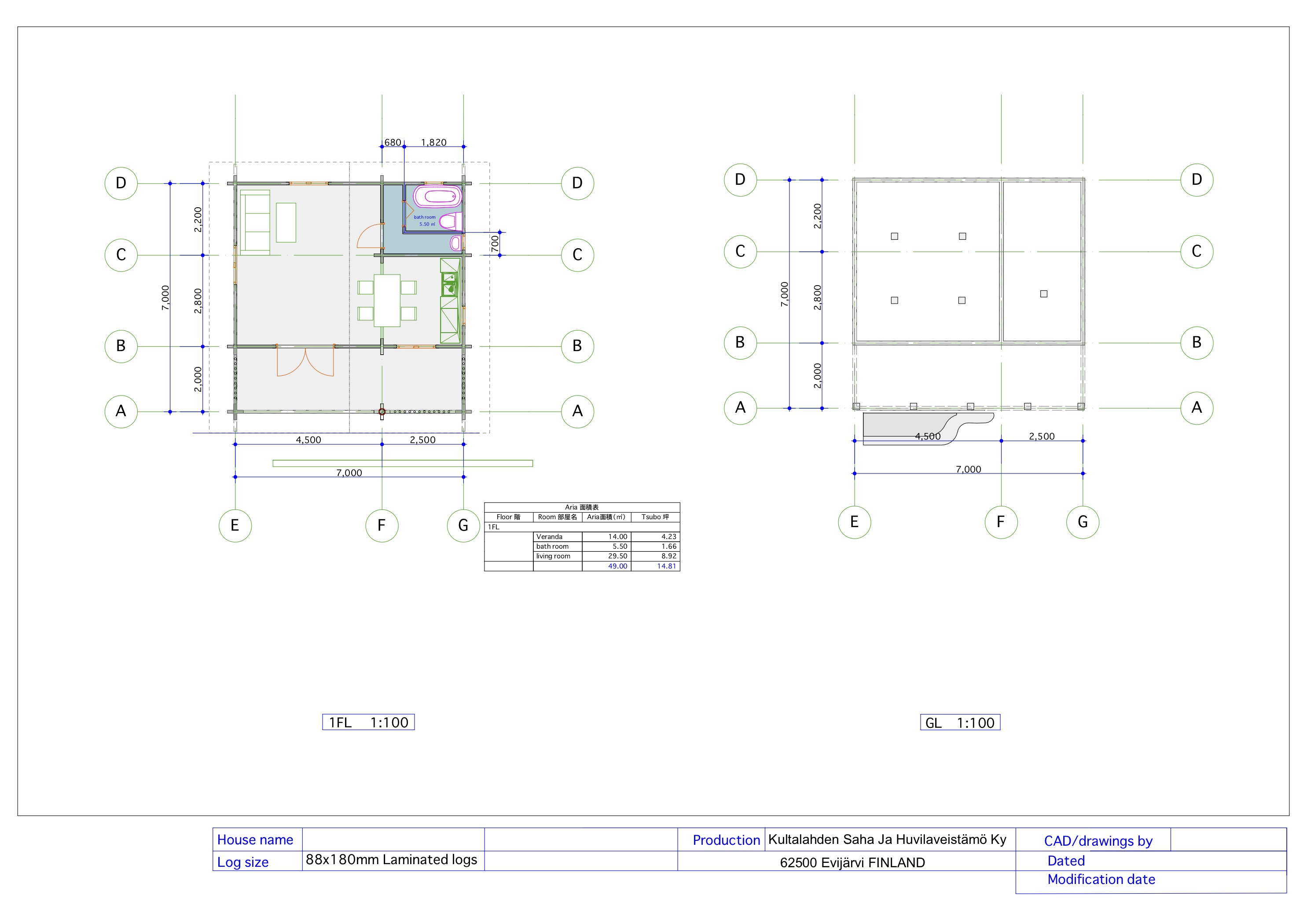 ログハウス type23